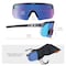Ergodyne AEGR-AFASM, Safety Glasses, Anti-Scratch & Fog-Off+, Blue Mirror Lens, Clear Smoke Frame AEGR-AFASM - alternate 6